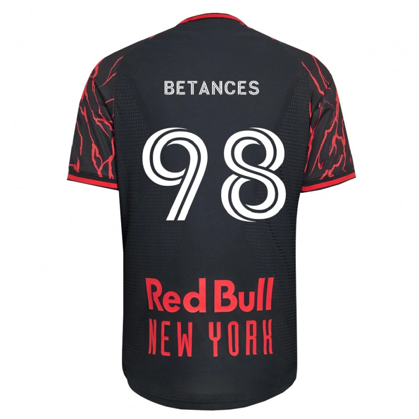 Danxen Hombre Camiseta Aidan Betances #98 Rojo Negro Blanco 1ª Equipación 2026/27 La Camisa