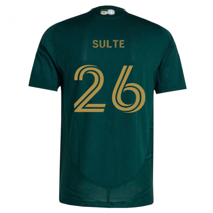 Danxen Hombre Camiseta Hunter Sulte #26 Verde Oscuro Marrón 1ª Equipación 2026/27 La Camisa