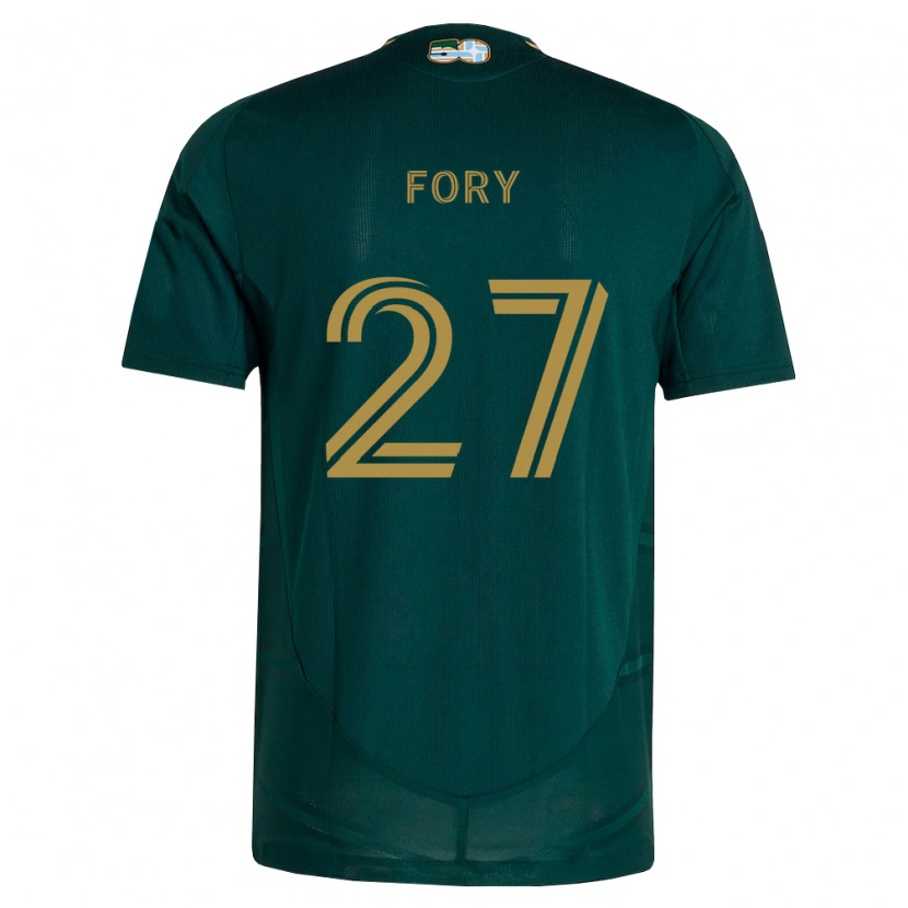 Danxen Hombre Camiseta Jimer Fory #27 Verde Oscuro Marrón 1ª Equipación 2026/27 La Camisa