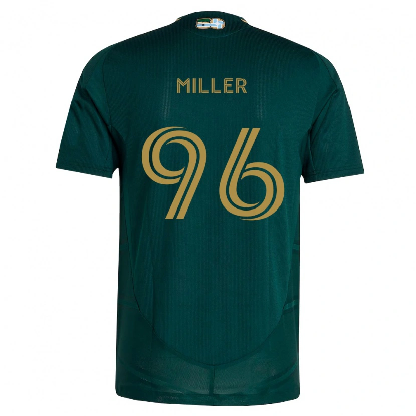 Danxen Hombre Camiseta Carver Miller #96 Verde Oscuro Marrón 1ª Equipación 2026/27 La Camisa