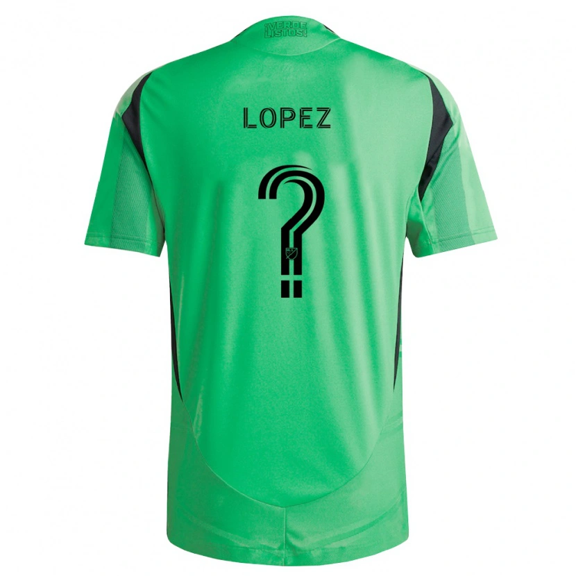 Danxen Hombre Camiseta Eric López #0 Verde Esmeralda Negro 1ª Equipación 2026/27 La Camisa