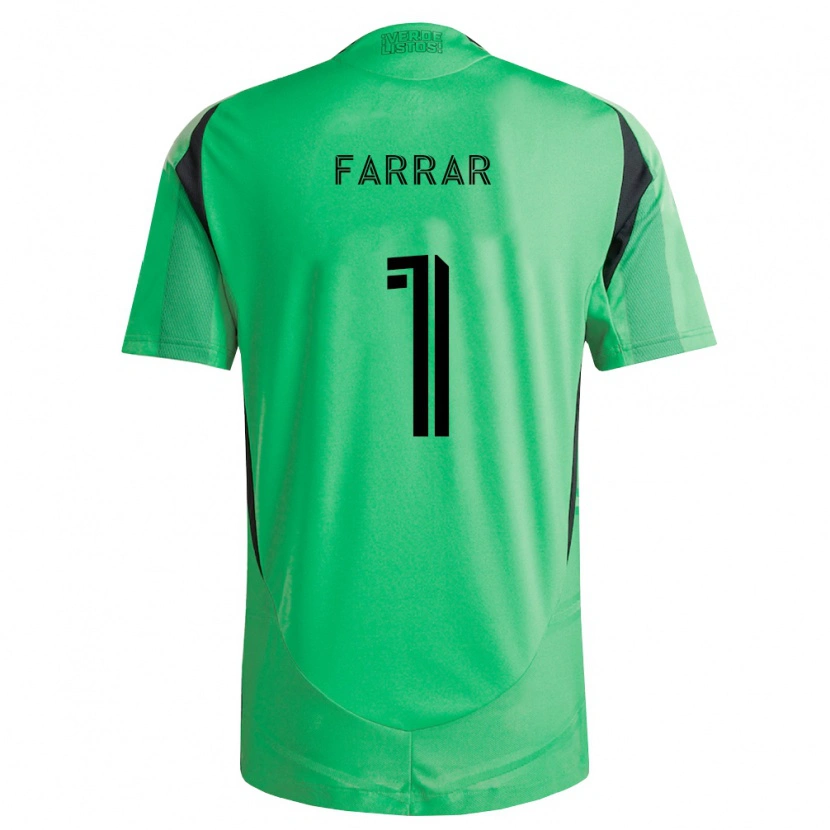 Danxen Hombre Camiseta Charlie Farrar #1 Verde Esmeralda Negro 1ª Equipación 2026/27 La Camisa