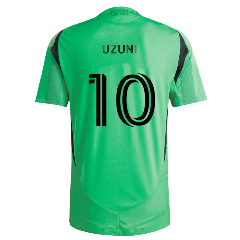 Danxen Hombre Camiseta Myrto Uzuni #10 Verde Esmeralda Negro 1ª Equipación 2026/27 La Camisa