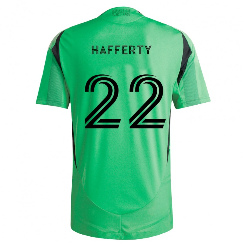 Danxen Hombre Camiseta Joe Hafferty #22 Verde Esmeralda Negro 1ª Equipación 2026/27 La Camisa