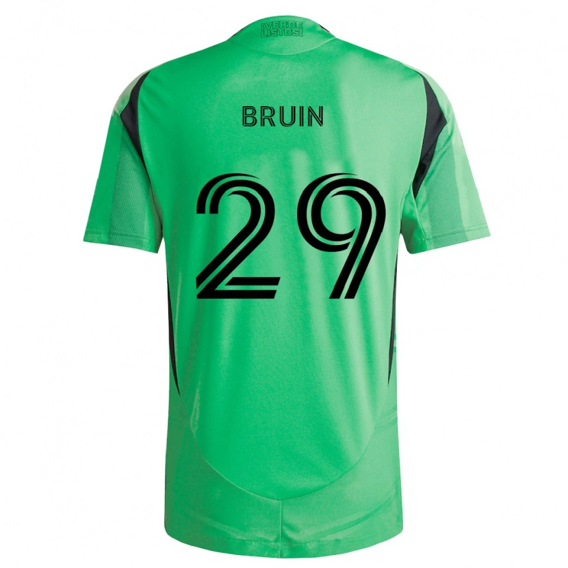 Danxen Hombre Camiseta Will Bruin #29 Verde Esmeralda Negro 1ª Equipación 2026/27 La Camisa