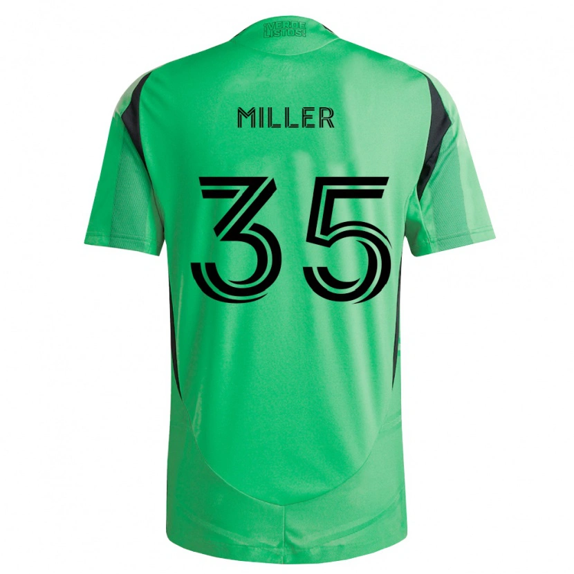 Danxen Hombre Camiseta Mason Miller #35 Verde Esmeralda Negro 1ª Equipación 2026/27 La Camisa