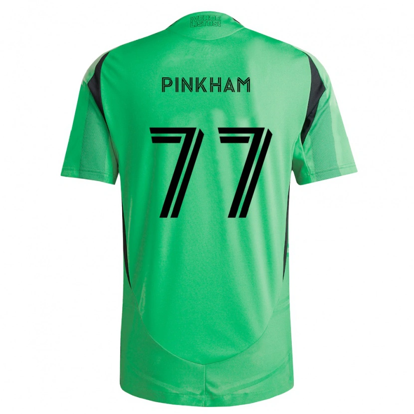 Danxen Hombre Camiseta Chris Pinkham #77 Verde Esmeralda Negro 1ª Equipación 2026/27 La Camisa