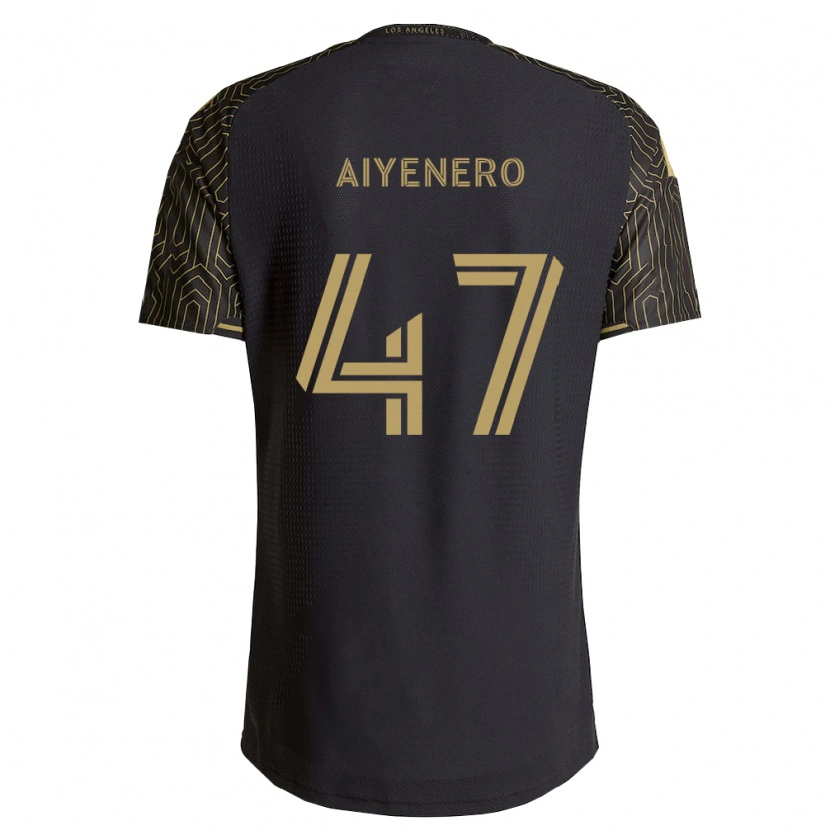 Danxen Hombre Camiseta Marius Aiyenero #47 Marrón Negro 1ª Equipación 2026/27 La Camisa