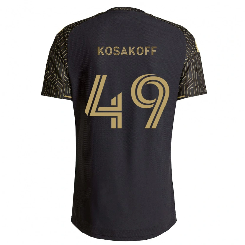 Danxen Hombre Camiseta Charlie Kosakoff #49 Marrón Negro 1ª Equipación 2026/27 La Camisa