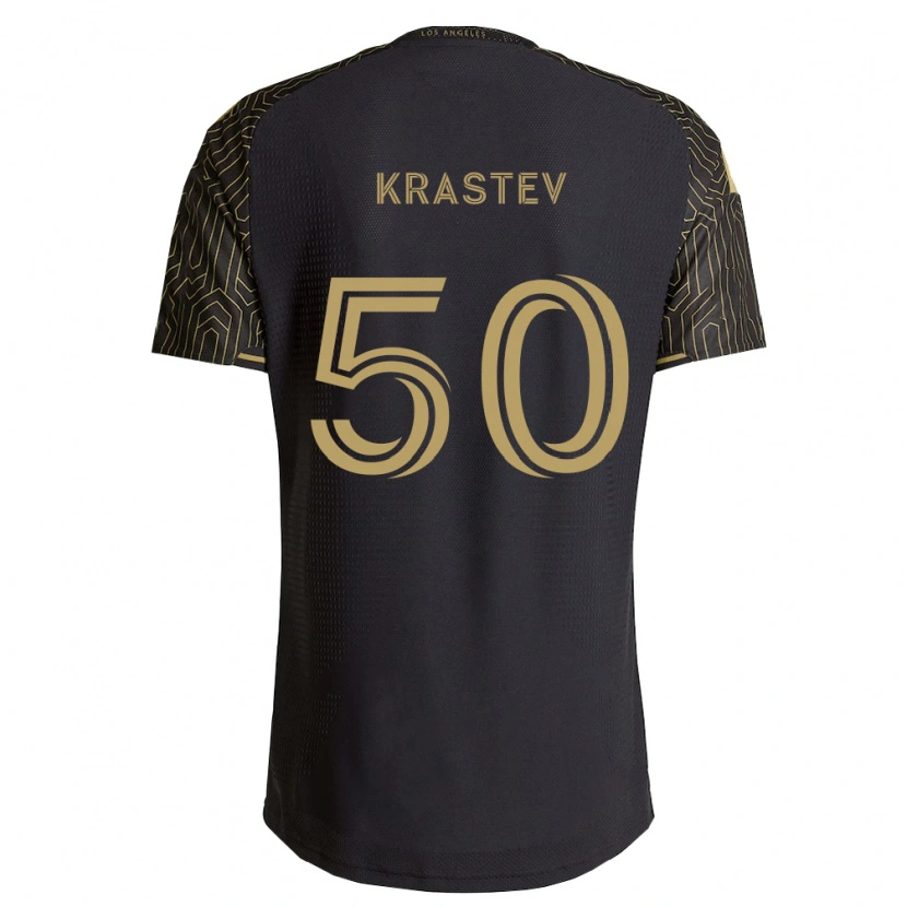 Danxen Hombre Camiseta Filip Krastev #50 Marrón Negro 1ª Equipación 2026/27 La Camisa