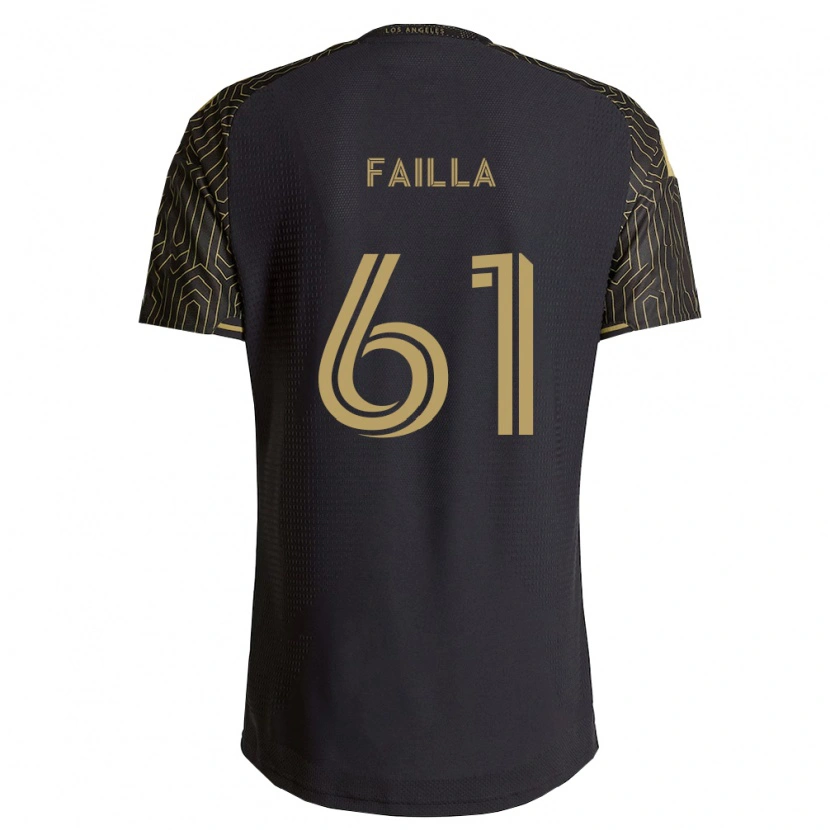 Danxen Hombre Camiseta Benjamín Failla #61 Marrón Negro 1ª Equipación 2026/27 La Camisa