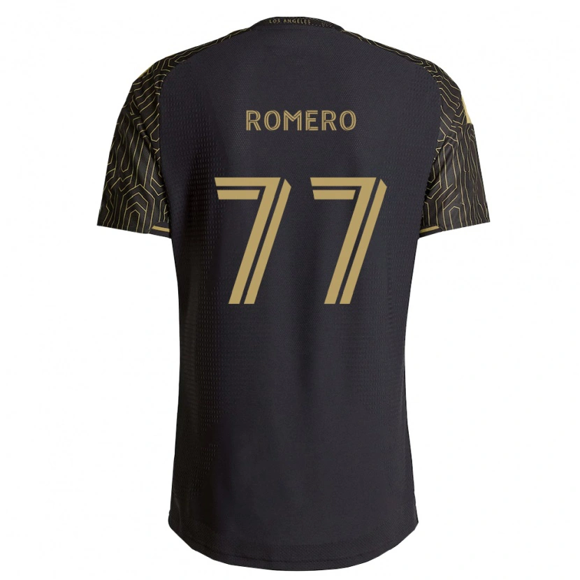 Danxen Hombre Camiseta Alexander Romero #77 Marrón Negro 1ª Equipación 2026/27 La Camisa