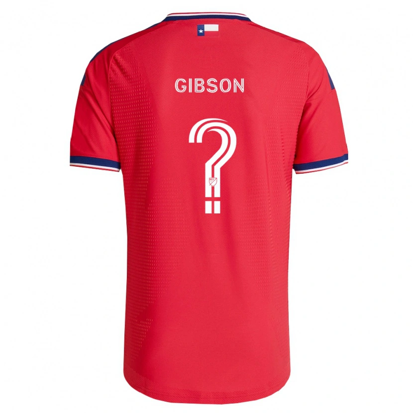 Danxen Hombre Camiseta Jonah Gibson #0 Rojo Azul Blanco 1ª Equipación 2026/27 La Camisa