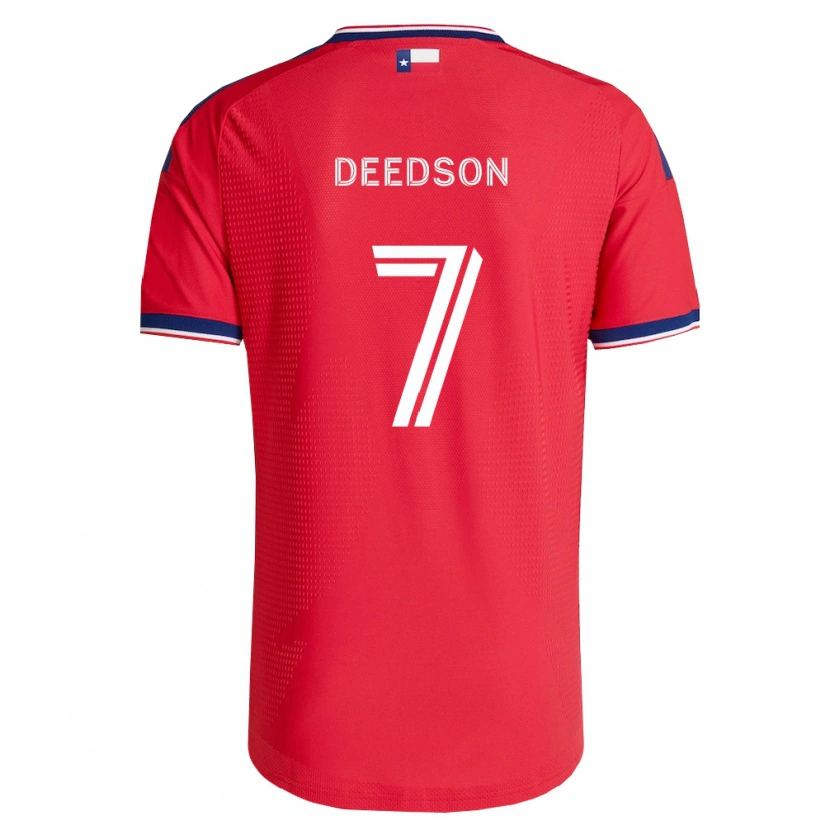 Danxen Hombre Camiseta Louicius Deedson #7 Rojo Azul Blanco 1ª Equipación 2026/27 La Camisa