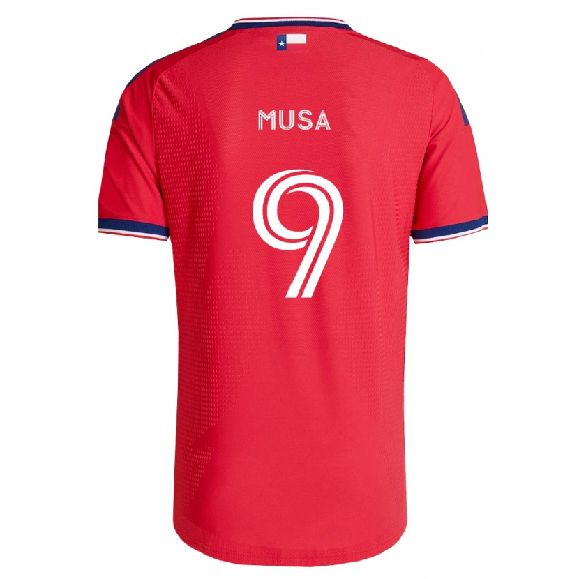 Danxen Hombre Camiseta Petar Musa #9 Rojo Azul Blanco 1ª Equipación 2026/27 La Camisa