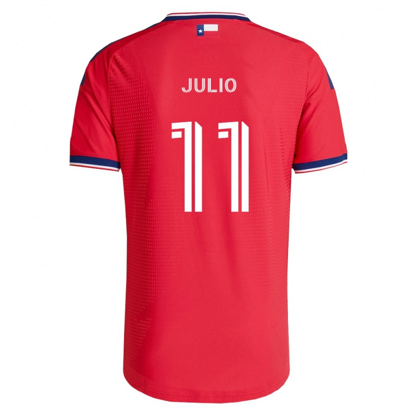 Danxen Hombre Camiseta Anderson Julio #11 Rojo Azul Blanco 1ª Equipación 2026/27 La Camisa