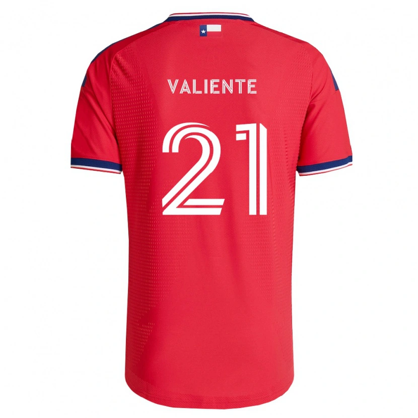 Danxen Hombre Camiseta Joaquín Valiente #21 Rojo Azul Blanco 1ª Equipación 2026/27 La Camisa