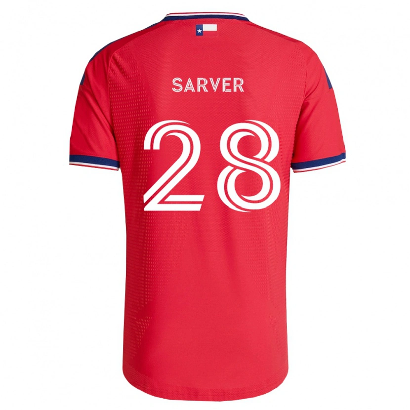Danxen Hombre Camiseta Sam Sarver #28 Rojo Azul Blanco 1ª Equipación 2026/27 La Camisa