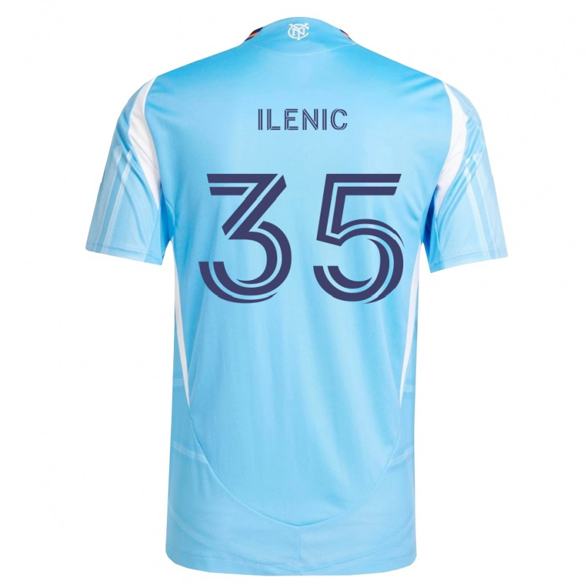 Danxen Hombre Camiseta Mitja Ilenic #35 Azul Cielo Blanco 1ª Equipación 2026/27 La Camisa