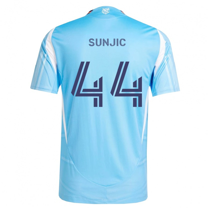 Danxen Hombre Camiseta Luka Sunjic #44 Azul Cielo Blanco 1ª Equipación 2026/27 La Camisa