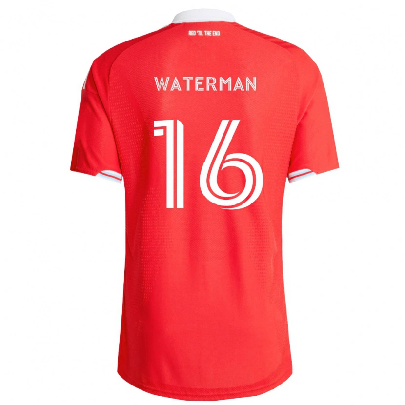 Danxen Hombre Camiseta Joel Waterman #16 Rojo Azul Profundo Blanco 1ª Equipación 2026/27 La Camisa