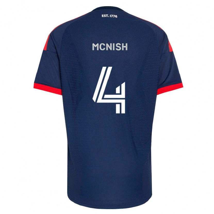 Danxen Hombre Camiseta Sheridan Mcnish #4 Azul Real Rojo Blanco 1ª Equipación 2026/27 La Camisa
