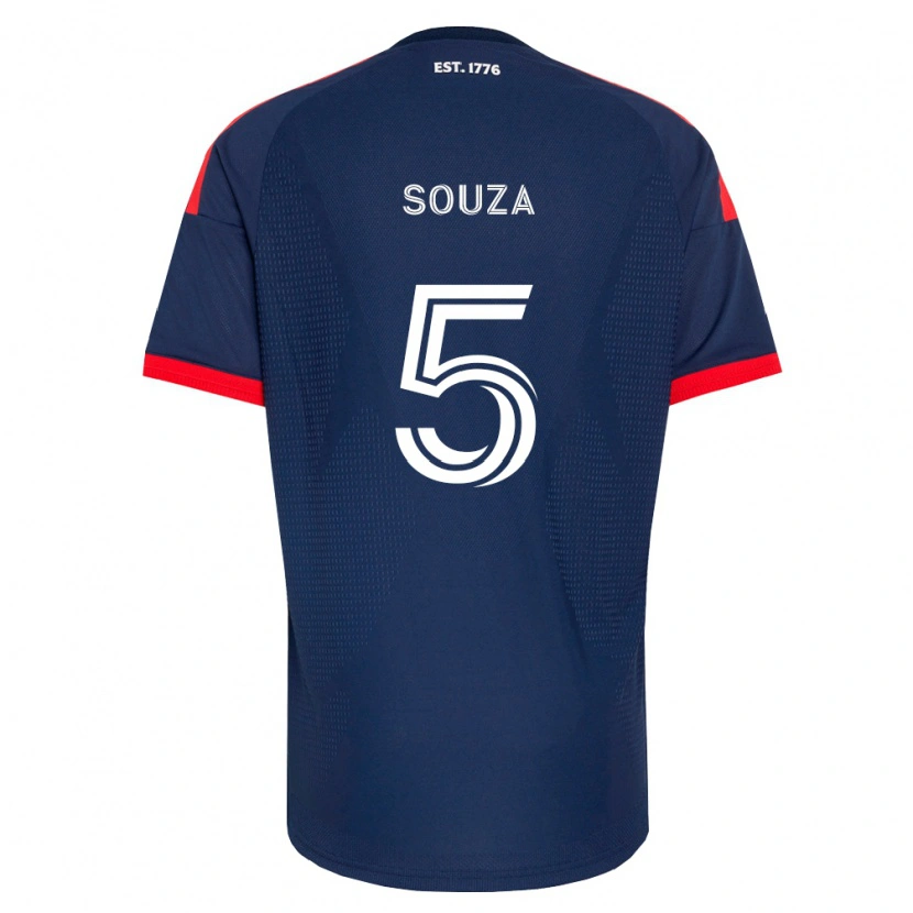 Danxen Hombre Camiseta Victor Souza #5 Azul Real Rojo Blanco 1ª Equipación 2026/27 La Camisa