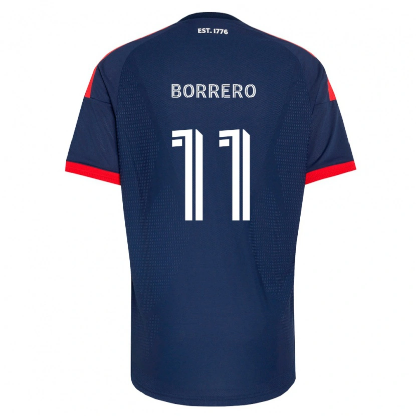 Danxen Hombre Camiseta Dylan Borrero #11 Azul Real Rojo Blanco 1ª Equipación 2026/27 La Camisa