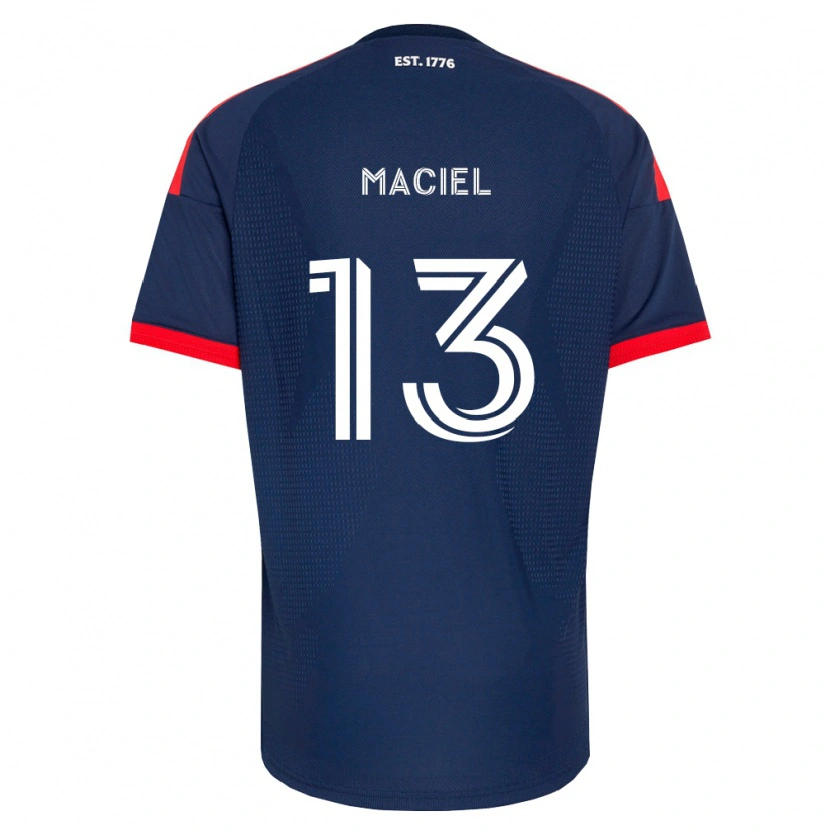 Danxen Hombre Camiseta Maciel #13 Azul Real Rojo Blanco 1ª Equipación 2026/27 La Camisa