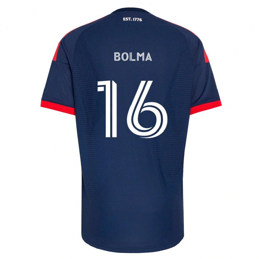 Danxen Hombre Camiseta Josh Bolma #16 Azul Real Rojo Blanco 1ª Equipación 2026/27 La Camisa