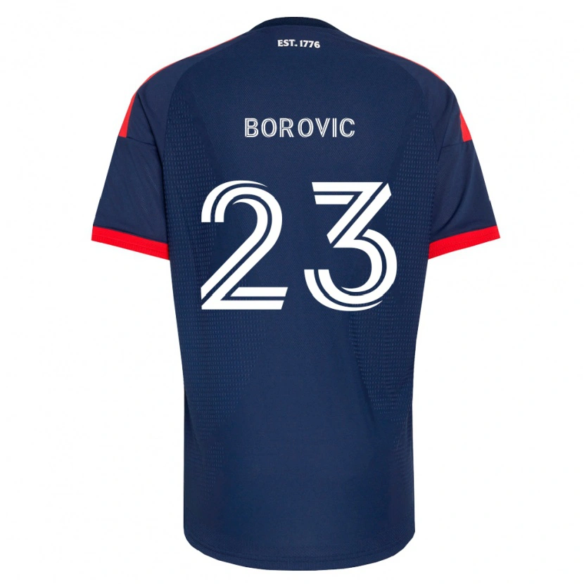 Danxen Hombre Camiseta Luka Borovic #23 Azul Real Rojo Blanco 1ª Equipación 2026/27 La Camisa