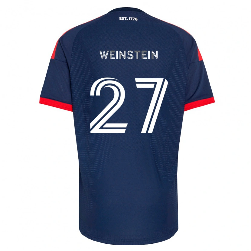 Danxen Hombre Camiseta Max Weinstein #27 Azul Real Rojo Blanco 1ª Equipación 2026/27 La Camisa