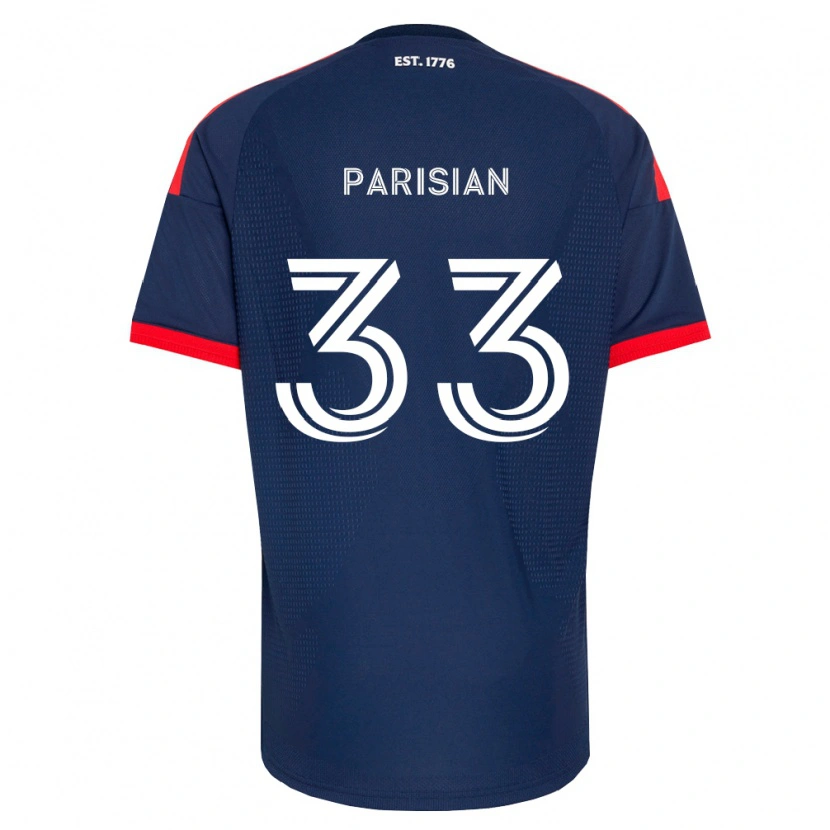 Danxen Hombre Camiseta Donovan Parisian #33 Azul Real Rojo Blanco 1ª Equipación 2026/27 La Camisa