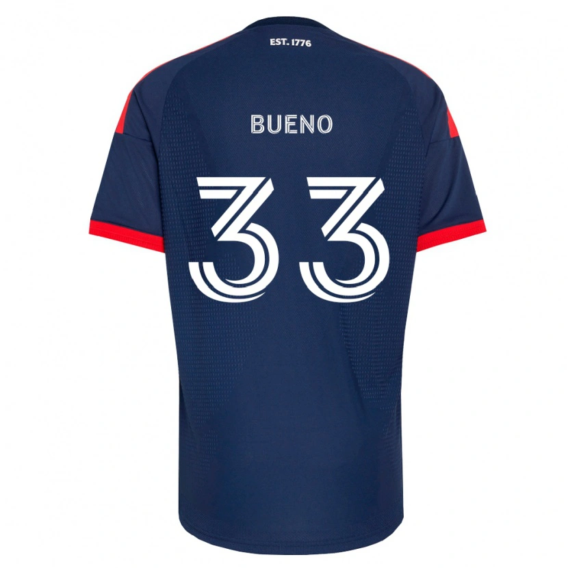 Danxen Hombre Camiseta Brandonn Bueno #33 Azul Real Rojo Blanco 1ª Equipación 2026/27 La Camisa