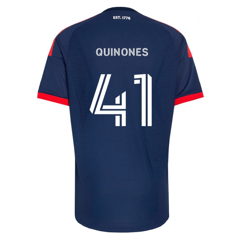 Danxen Hombre Camiseta Colby Quiñónes #41 Azul Real Rojo Blanco 1ª Equipación 2026/27 La Camisa