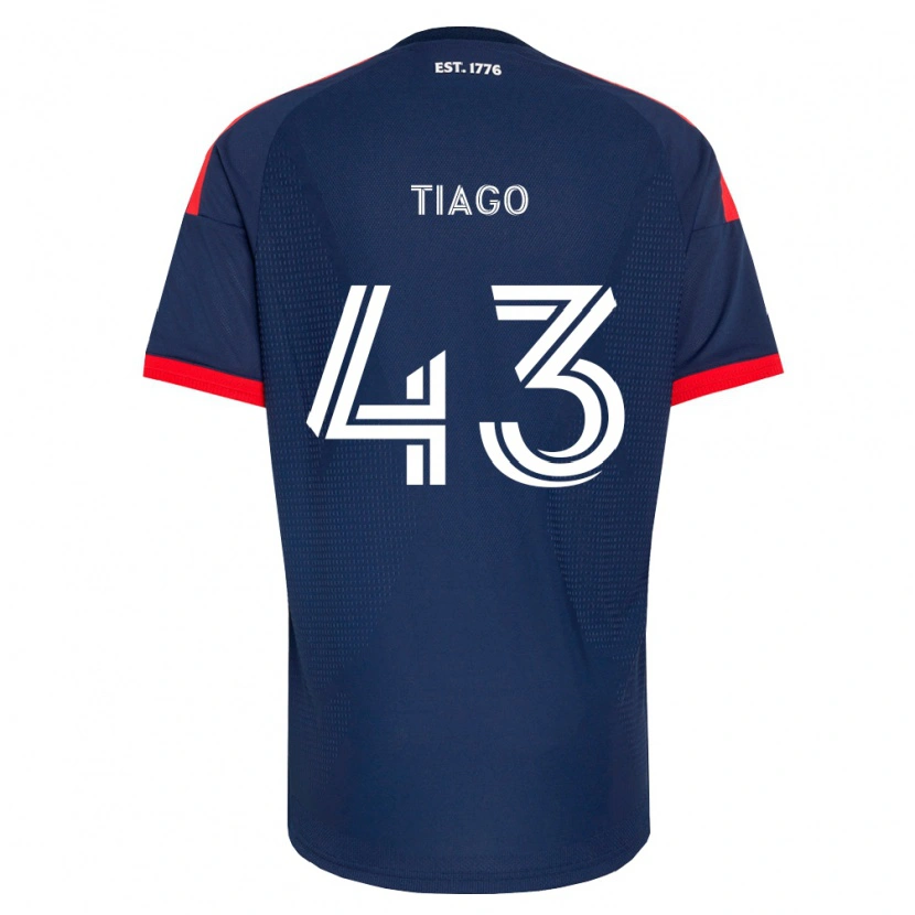 Danxen Hombre Camiseta Santiago Suárez #43 Azul Real Rojo Blanco 1ª Equipación 2026/27 La Camisa