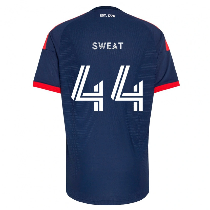 Danxen Hombre Camiseta Ben Sweat #44 Azul Real Rojo Blanco 1ª Equipación 2026/27 La Camisa