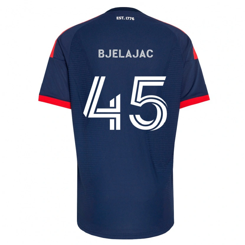 Danxen Hombre Camiseta Andrej Bjelajac #45 Azul Real Rojo Blanco 1ª Equipación 2026/27 La Camisa
