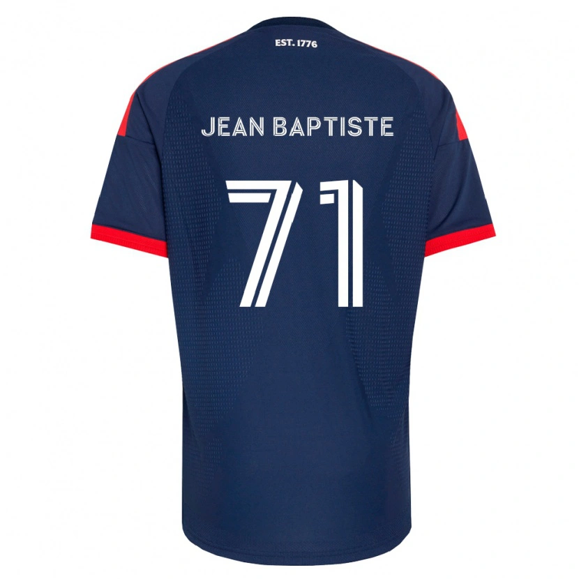 Danxen Hombre Camiseta Matthew Jean Baptiste #71 Azul Real Rojo Blanco 1ª Equipación 2026/27 La Camisa