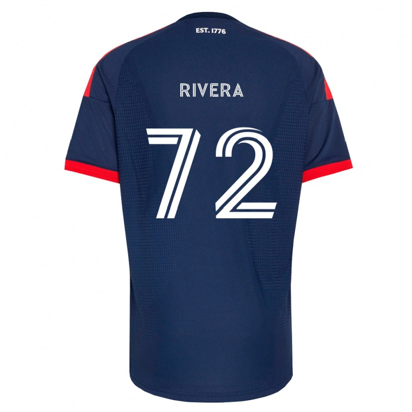 Danxen Hombre Camiseta Damián Rivera #72 Azul Real Rojo Blanco 1ª Equipación 2026/27 La Camisa