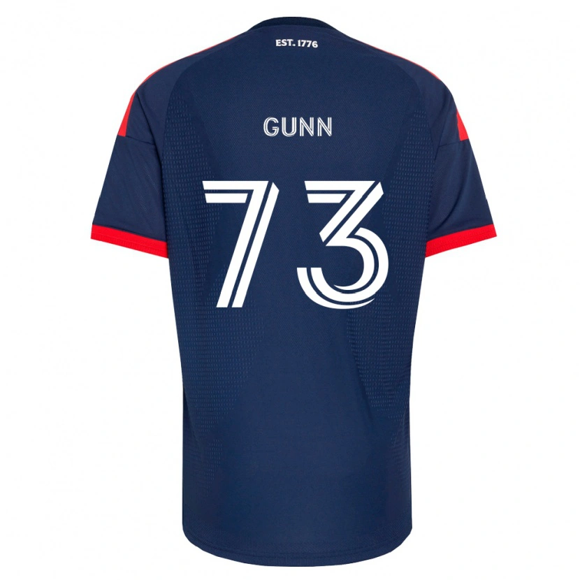 Danxen Hombre Camiseta Jd Gunn #73 Azul Real Rojo Blanco 1ª Equipación 2026/27 La Camisa