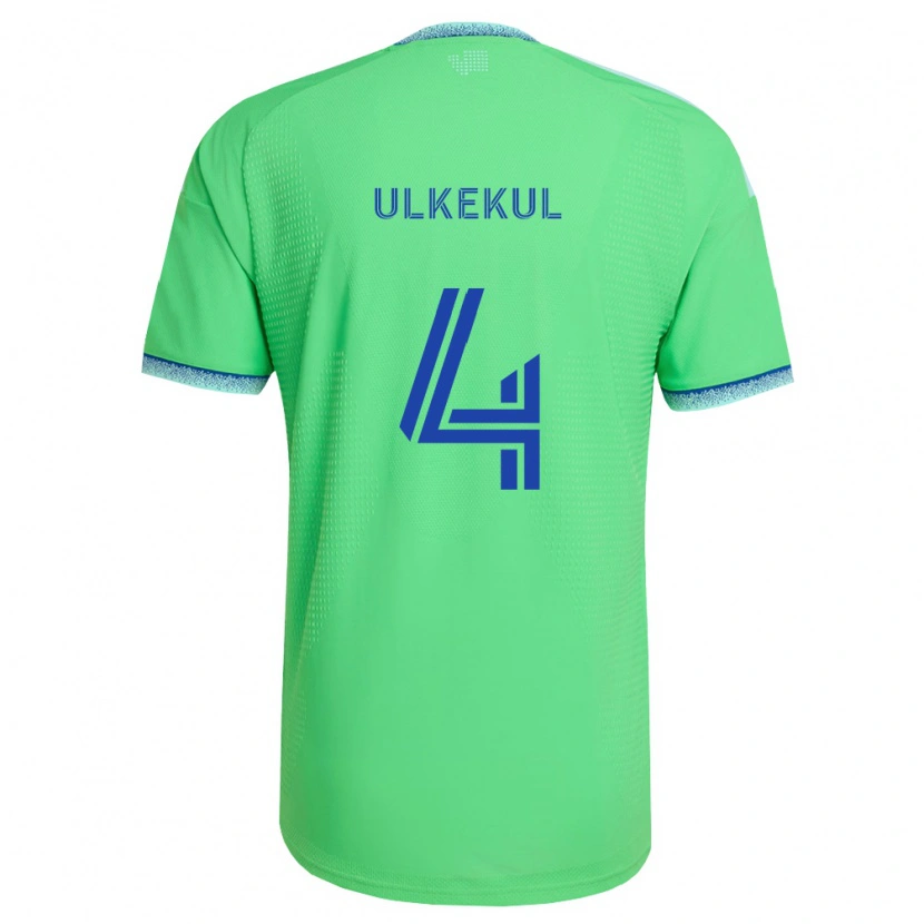 Danxen Hombre Camiseta Jodi Ulkekul #4 Verde Azul Claro 1ª Equipación 2026/27 La Camisa