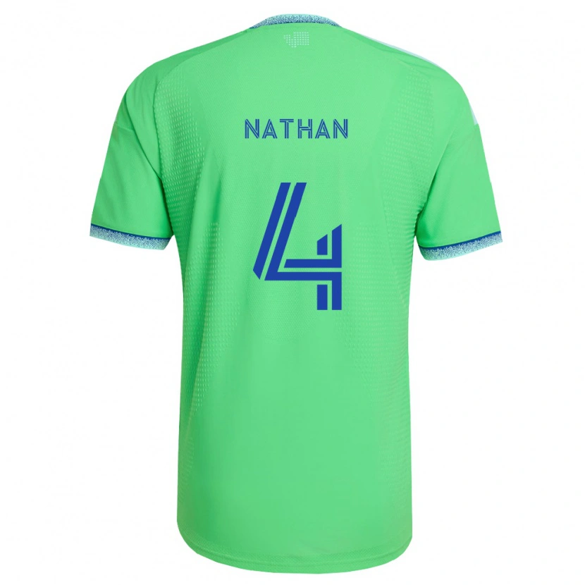 Danxen Hombre Camiseta Nathan #4 Verde Azul Claro 1ª Equipación 2026/27 La Camisa