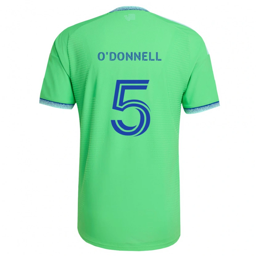 Danxen Hombre Camiseta Kristina O'donnell #5 Verde Azul Claro 1ª Equipación 2026/27 La Camisa