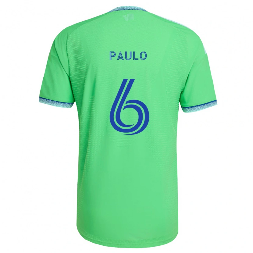 Danxen Hombre Camiseta João Paulo #6 Verde Azul Claro 1ª Equipación 2026/27 La Camisa