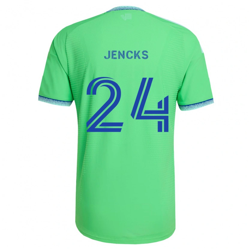 Danxen Hombre Camiseta India Jencks #24 Verde Azul Claro 1ª Equipación 2026/27 La Camisa