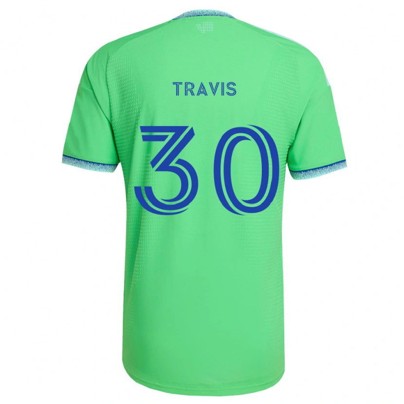 Danxen Hombre Camiseta Riley Travis #30 Verde Azul Claro 1ª Equipación 2026/27 La Camisa