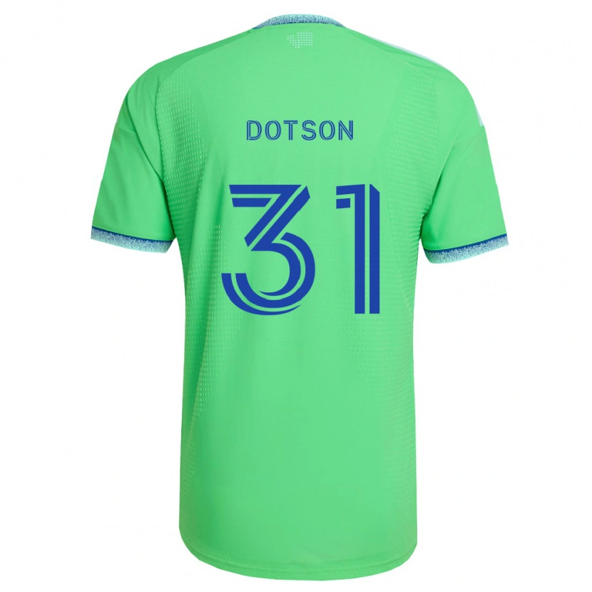 Danxen Hombre Camiseta Hassani Dotson #31 Verde Azul Claro 1ª Equipación 2026/27 La Camisa