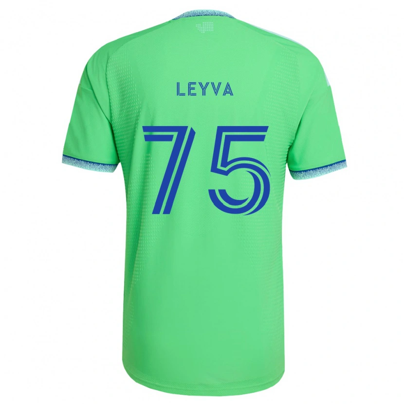 Danxen Hombre Camiseta Danny Leyva #75 Verde Azul Claro 1ª Equipación 2026/27 La Camisa