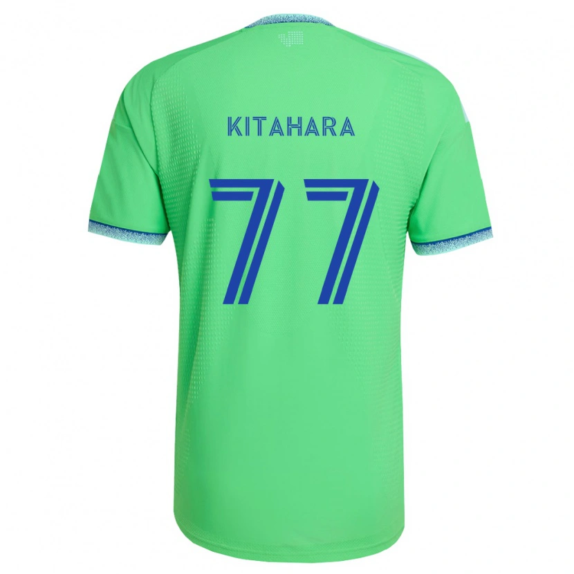 Danxen Hombre Camiseta Sota Kitahara #77 Verde Azul Claro 1ª Equipación 2026/27 La Camisa